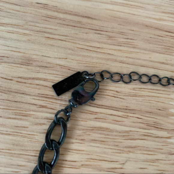 | baublebar • vintage edgy black statement necklace | - Picture 9 of 9